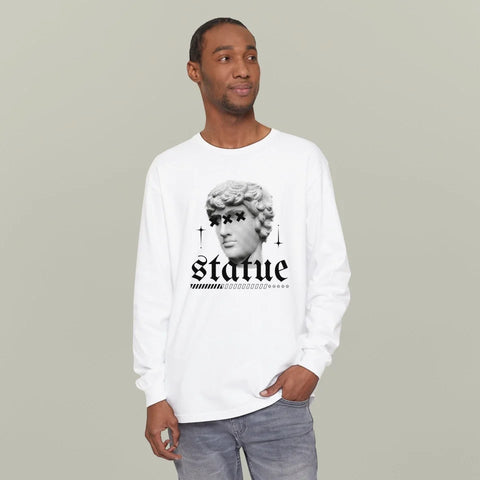 Image of Unisex Garment-dyed Long Sleeve T-Shirt